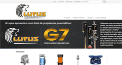 Desktop Screenshot of lupuslubrificacao.com.br